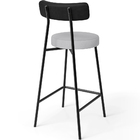 Kit 03 Banquetas Baixa Bar Cozinha Sala Jantar Milão L02 Cour