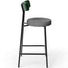 Kit 03 Banquetas Baixa Cozinha E Sala Jantar Bancada Milão L0