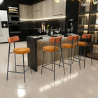 Kit 03 Banquetas Baixa Cozinha Sala Jantar Bancada Milão L02