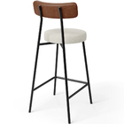 Kit 03 Banquetas Baixa Cozinha Sala Jantar Milão L02 Couríssi