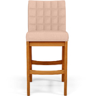 Kit 03 Banquetas Baixa Para Cozinha Bancada Bar Sala Jantar F