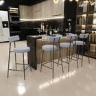 Kit 03 Banquetas Baixa Para Cozinha Sala De Jantar Bar Bancad