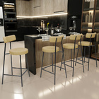 Kit 03 Banquetas Baixa Para Cozinha Sala De Jantar Bar Bancad