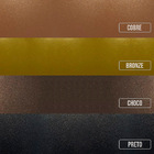 Kit 03 Banquetas Decorativas Fixa Base De Aço Cobre Betina D0