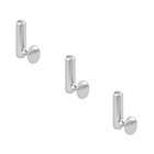 Kit 03 - Cabide Com Gancho De Parede (jardins Escovado)