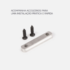 Kit 03 - Cabide Com Gancho De Parede (moema Grafite Fosco)