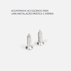 Kit 03 - Cabide Com Gancho Duplo De Parede (trindade Preto Fo