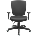 Kit 03 Cadeiras De Escritório Diretor Office Base Giratória P