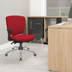 Kit 03 Cadeiras De Escritório Executiva Giratória Cromada Bai