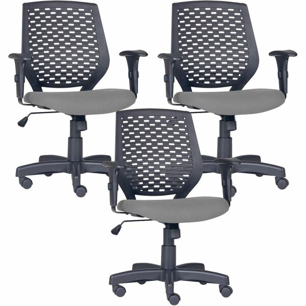 Kit 03 Cadeiras De Escritório Giratória Executiva Ergonômica