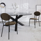 Kit 03 Cadeiras Estofada Para Sala De Jantar Azuri Preto C01