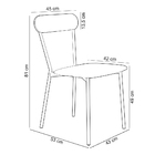 Kit 03 Cadeiras Estofada Para Sala De Jantar Liora Preto C01