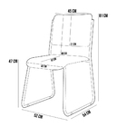 Kit 03 Cadeiras Hoteleira Auditório Empilhável Inter L02 Crep