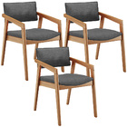 Kit 03 Cadeiras Para Sala De Jantar Estar Living Giorgia L02