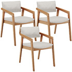 Kit 03 Cadeiras Para Sala De Jantar Estar Living Giorgia L02