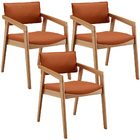 Kit 03 Cadeiras Para Sala De Jantar Estar Living Giorgia L02