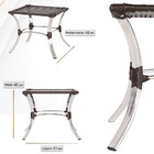 Kit 03 Cadeiras Tóquio De Área Em Alumínio E Fibra Sintética