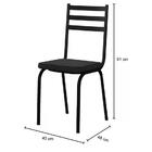 Kit 03 Cadeiras Tubular 118 Assento