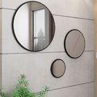 Kit 03 Espelhos Redondos Decorativos Para Sala Quarto Estilo