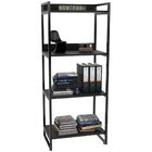 Kit 03 Estantes Com 4 Prateleiras Escritório Estilo Industria