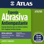 Kit 03 Pares Esponja Abrasiva Média Abrasão Antiempastante Gr