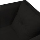 Kit 03 Poltrona Bia Pés Palito Suede Preto - D'classe Decor