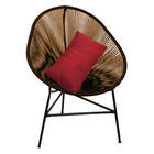 Kit 03 Poltrona Cadeira Corino Vermelho