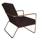 Kit 03 Poltronas Cadeira Malta Aramado Bronze Corino Marrom