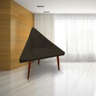 Kit 03 Poltronas Decorativa Ibiza Suede Marrom - D'classe Dec