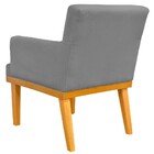 Kit 03 Poltronas Decorativa Para Sala De Estar Base Mel Beatr