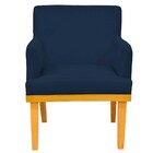 Kit 03 Poltronas Decorativa Para Sala De Estar Base Mel Beatr