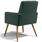 Kit 03 Poltronas Decorativas Para Sala Estar Maria W01 Pés Pa