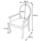 Kit 03 Poltronas Decorativas Sala De Estar Base Madeira Maciç