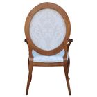 Kit 03 Poltronas Decorativas Sala De Estar Base Madeira Maciç