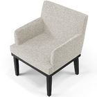 Kit 03 Poltronas Decorativas Sala De Estar Base Preto Beatriz