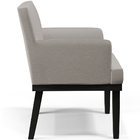 Kit 03 Poltronas Decorativas Sala De Estar Base Preto Beatriz