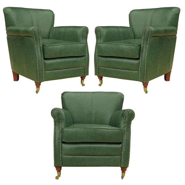 Kit 03 Poltronas Decorativas Sala De Estar Brunei Pés Príncip