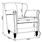 Kit 03 Poltronas Decorativas Sala De Estar Brunei Pés Príncip