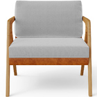 Kit 03 Poltronas Decorativas Sala Estar Pietra L02 Couríssimo