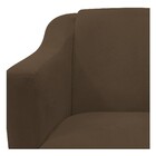 Kit 03 Poltronas Decorativas Tilla Suede Marrom - Amarena Móv