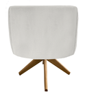 Kit 03 Poltronas Julia Decoração Base Giratória Salão Clinica