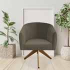 Kit 03 Poltronas Julia Decoração Base Giratória Salão Clinica