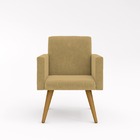 Kit 03 Poltronas Nina Decorativa Para Recepção Balaqui Decor