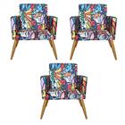 Kit 03 Poltronas Nina Recepção Romero Brito