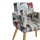 Kit 03 Poltronas Nina Sala Recepção Escritório Paris E01