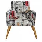 Kit 03 Poltronas Nina Sala Recepção Escritório Paris E01