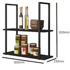 Kit 03 Prateleiras Decorativas Multiuso Industrial D01 Design