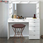 Kit 03 Puff Banqueta Louis Industrial Para Penteadeira Sala H