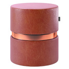 Kit 03 Puffs Bancos Decorativos Redondo Porto 49x43cm Corano