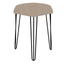 Kit 03 Puffs Banqueta Alta Bita Industrial Sala Penteadeira P